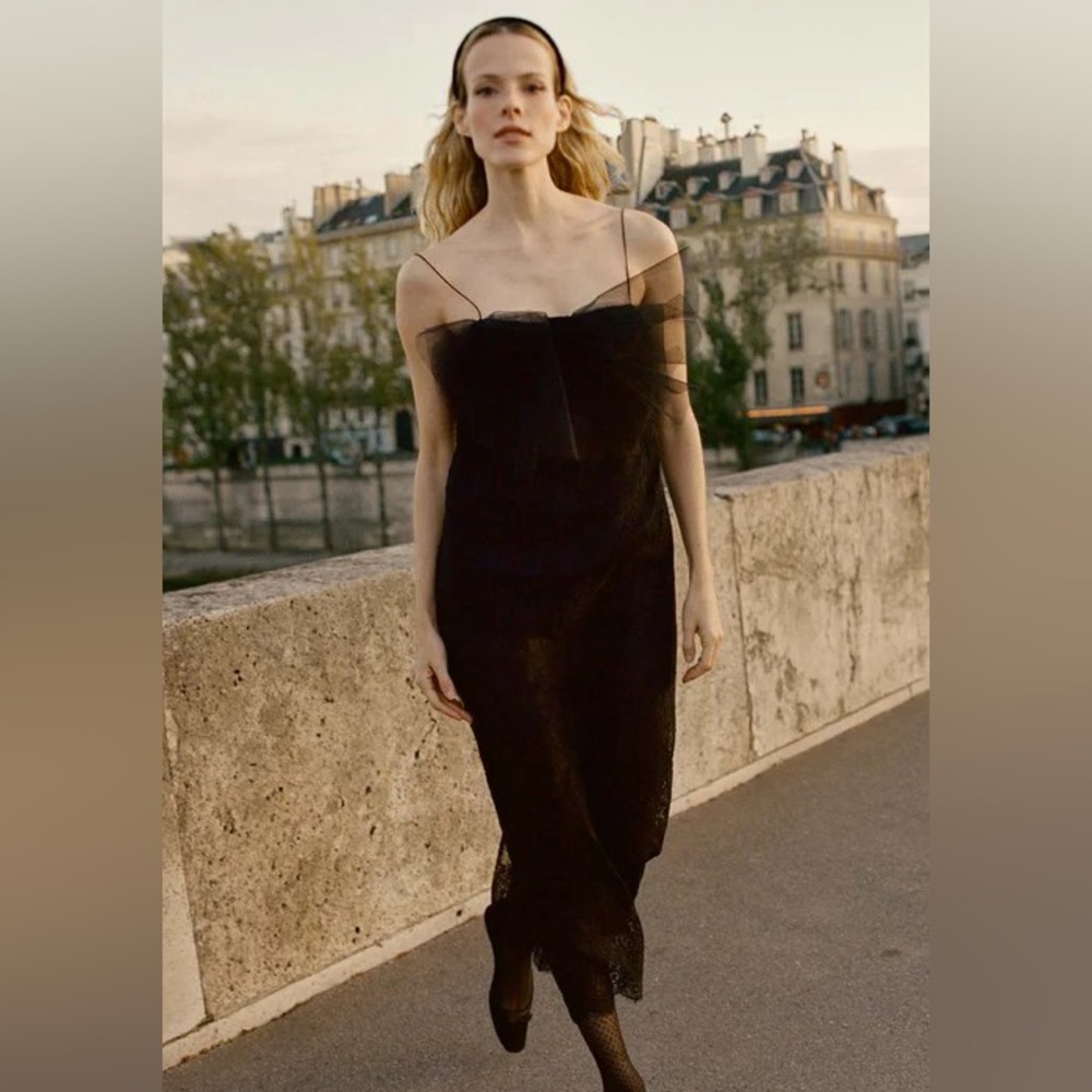 NWOT DÔEN Aurina Dress in Black Lace - Picture 5 of 5